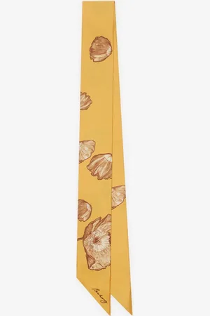 Burberry Skinny Poppy Silk Scarf