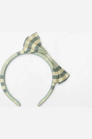 Burberry Childrens Check Cotton Headband