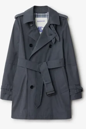 Burberry Short Cotton Blend Trench Coat