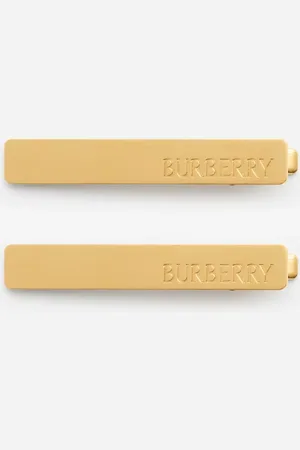Burberry Logo Hair Clips