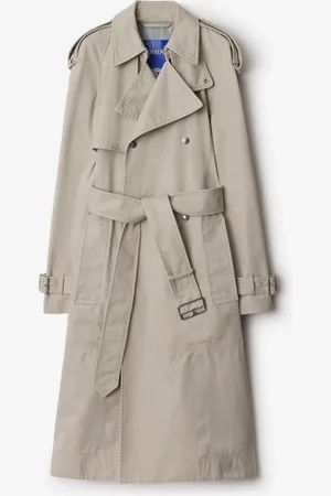 Burberry Long Cotton Trench Coat