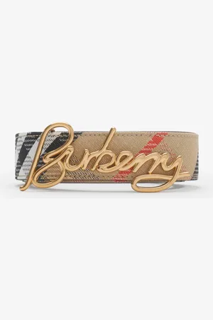 Burberry Reversible Check Signature Belt