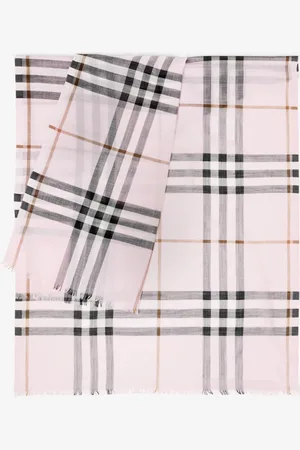 Burberry Check Wool Silk Scarf