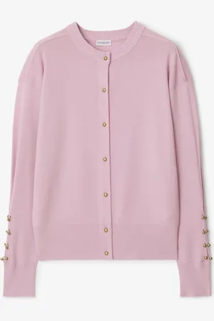 Burberry B Crest Wool Cardigan