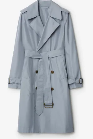 Burberry Long Silk Trench Coat