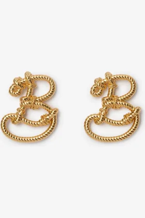 Burberry Large Nautical Knot Stud Earrings​