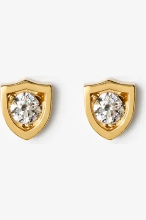Burberry Shield Stud Earrings