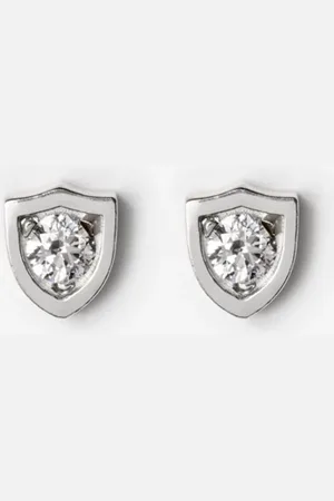 Burberry Shield Stud Earrings