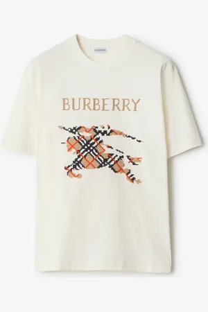 Burberry Cross Stitch EKD​ Cotton T-shirt