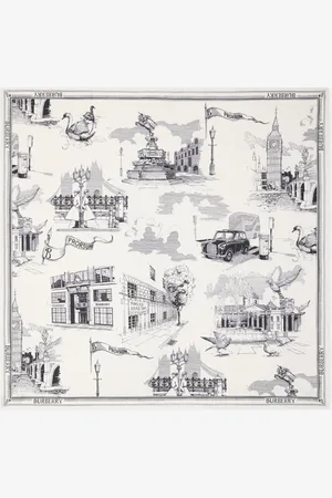 Burberry London Landmarks Silk Scarf