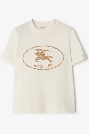 Burberry Knight Stamp Cotton T-shirt
