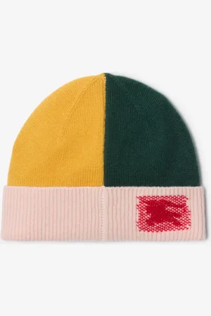 Burberry Childrens Colour Block Cashmere Beanie