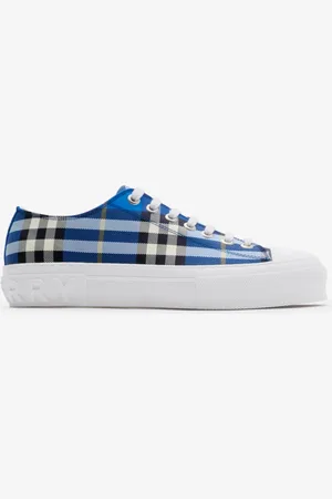 Burberry Check Nylon Blend Sneakers