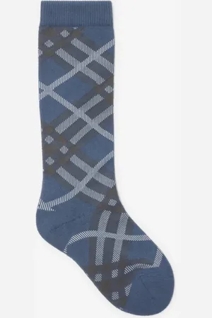 Burberry Check Cotton Blend Socks