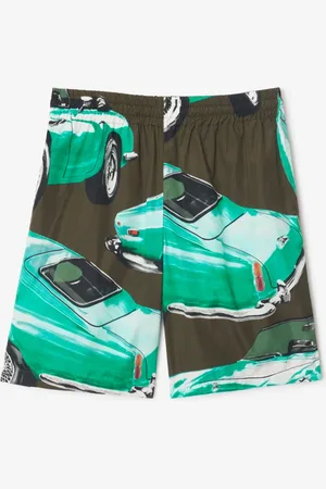 Burberry Car Cotton Poplin Shorts
