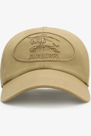 Burberry Knight Stamp Gabardine Baseball Cap