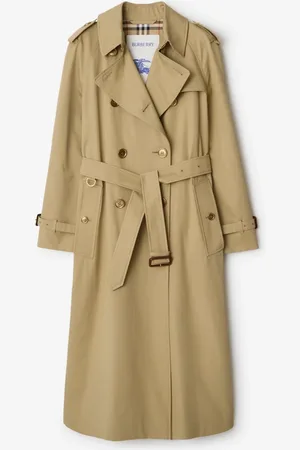 Burberry Long Gabardine Waterloo Trench Coat