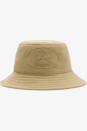 Burberry Knight Stamp Gabardine Bucket Hat