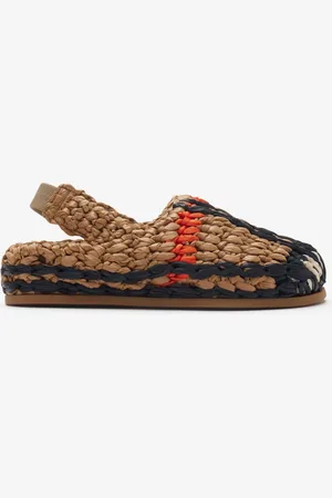 Burberry Childrens Raffia Sandals