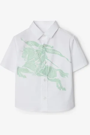 Burberry Childrens EKD Stretch Cotton Shirt
