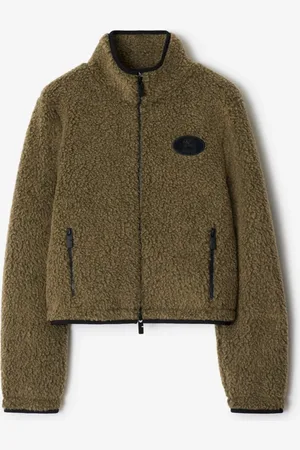 Burberry Cropped Fleece Jacket