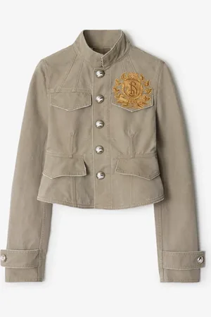 Burberry B Crest Cotton Tailored Jacket