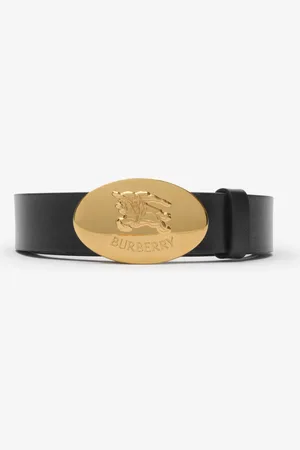 Burberry Reversible Leather Oval Knight Stamp Belt​