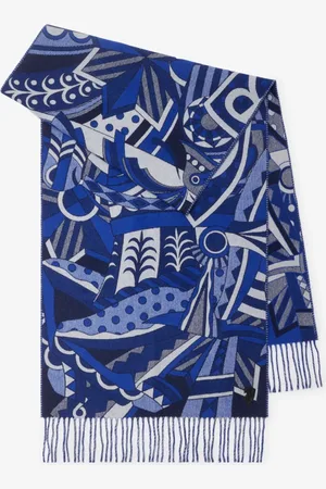 Burberry Carousel EKD Cashmere Scarf