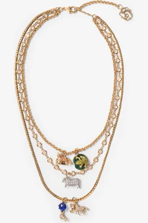 Burberry Charm Triple Layer Necklace​