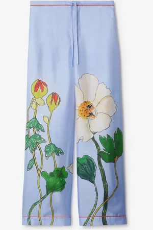 Burberry Highgrove Honeybee Silk Pyjama Trousers