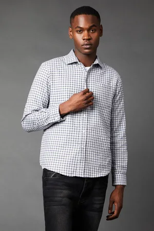 Burton Mens Brushed Club Check Long Sleeve Shirt