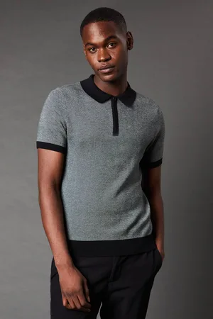 Burton Mens Birdseye Stitch Knitted Polo