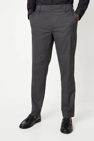 Burton Mens Tailored Fit Smart Trousers