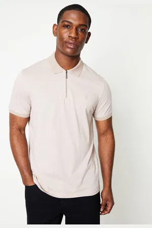 Burton Mens Dot Jacquard Zip Polo Shirt