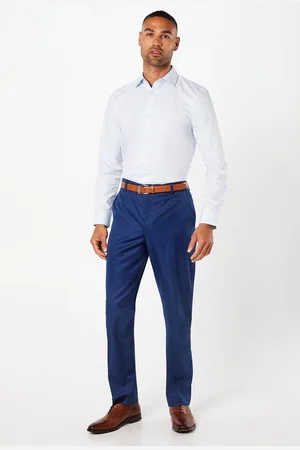 Burton Mens Tailored Fit Smart Trousers