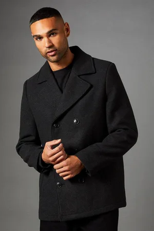 Burton Mens Signature Wool Blend Peacoat