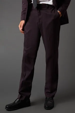 Burton Mens Slim Fit Tuxedo Suit Trousers