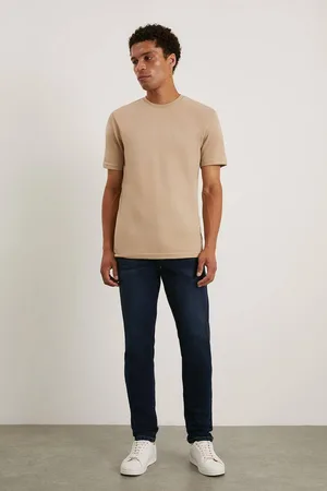 Burton Mens Dark Wash Skinny Fit Jeans