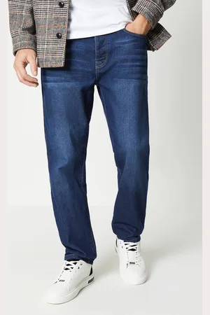 Burton Mens Dark Wash Straight Fit Jean