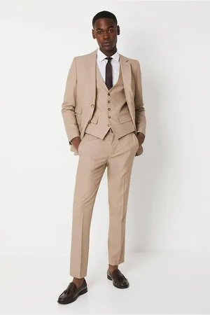 Burton Mens Slim Fit End On End Suit Trouser