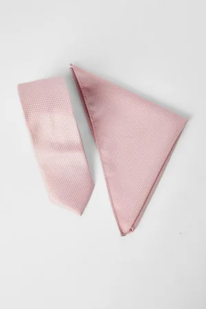 Burton Mens Textured Tie And Pocket Square