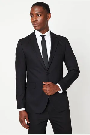 Burton Mens Herringbone Suit Blazer