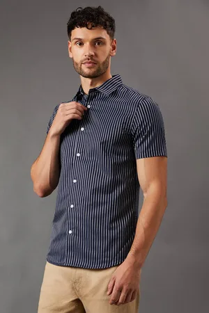 Burton Mens Stripe Short Sleeve Shirt