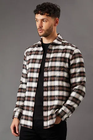 Burton Mens Brock Brushed Check Long Sleeve Shirt