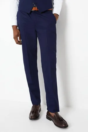 Burton Mens Slim Fit 2 Button Suit Trouser