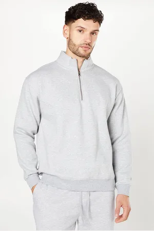 Burton Mens Half Zip Jersey Sweatshirt