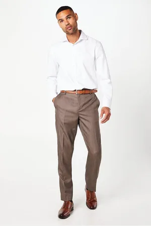 Burton Mens Slim Fit Smart Trousers