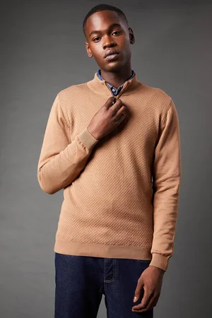 Burton Mens Honeycomb Knit Half Zip Jumper