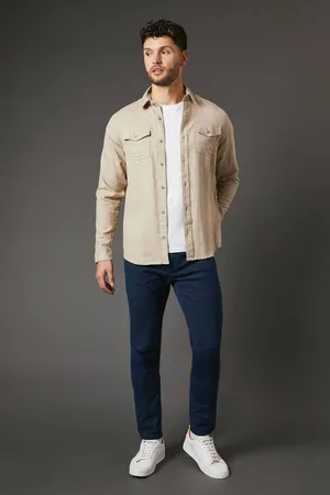 Burton Mens Stretch Twill Slim Fit Jeans