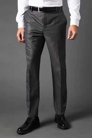 Burton Mens Pindot Slim Fit Smart Trousers